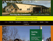 Tablet Screenshot of brooklynsportsmansclub.com